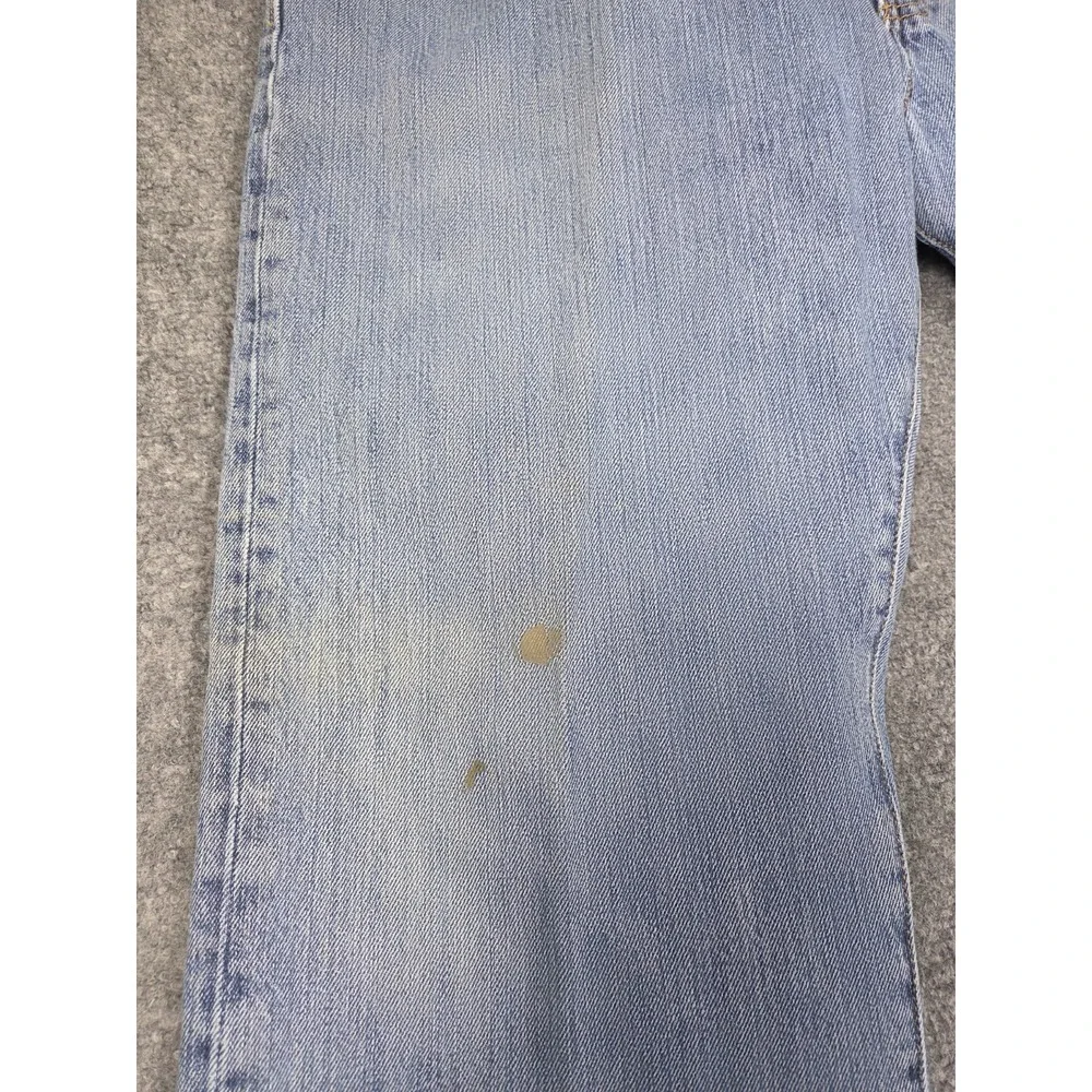 Levis 501 Jeans Mens 40x32 Straight Leg Blue Denim Button Fly